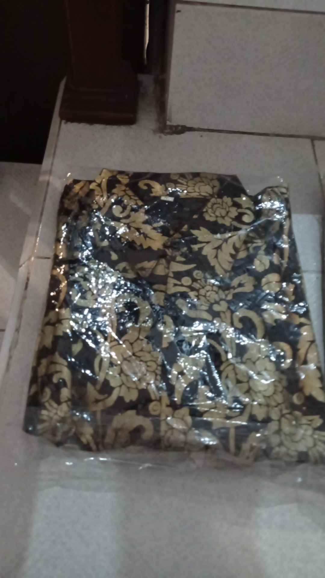 Meifa Batik Kemeja Batik Kembang Gede Ev73 | Hem Cowok | Atasan Lengan Pendek | Termurah Terlaris