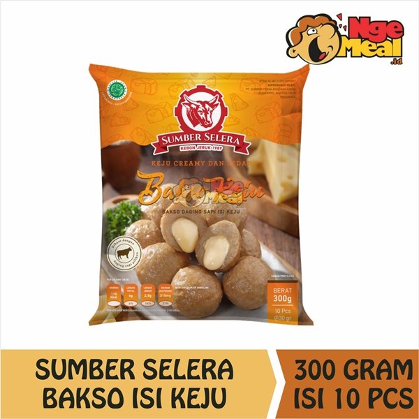 

SUMBER SELERA Bakso Sapi isi keju 10 / 300 Gram