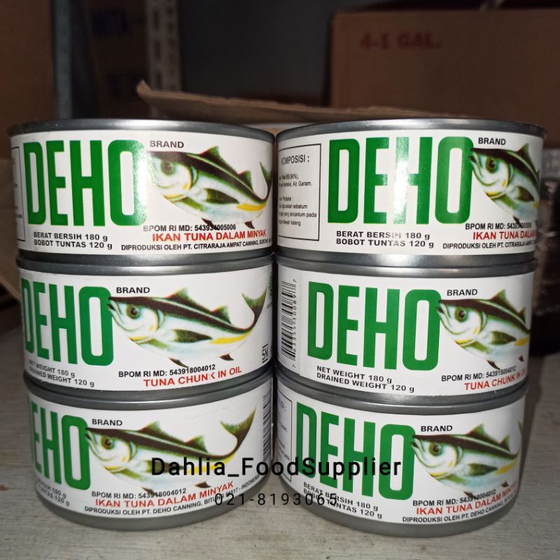 

DEHO CHUNK TUNA IN OIL 180gr- deho tuna - tuna deho - deho umpan pancing murah | tuna ikan kaleng IKAN TUNA DALAM MINYAK 180gr | DEHO UMPAN PANCING 180gr - tuna kaleng ikan