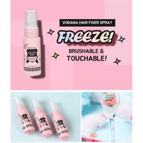 Jual Vodana Hair Fixer Freeze spray - hairspray praktis Korea | Shopee  Indonesia