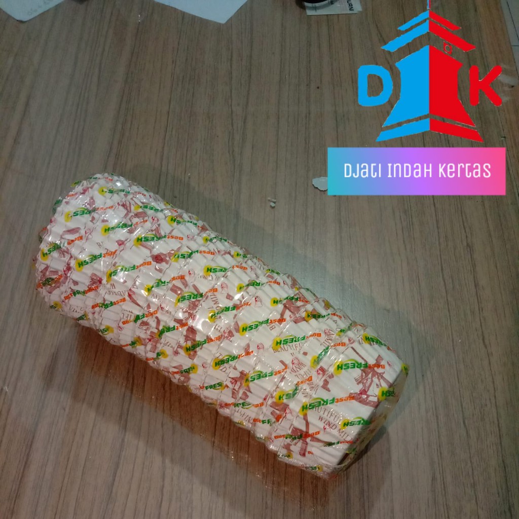 DISKON !!! Cup Cake/Cup Roti Best Fresh MOTIF Ukuran ( 14,5 cm )