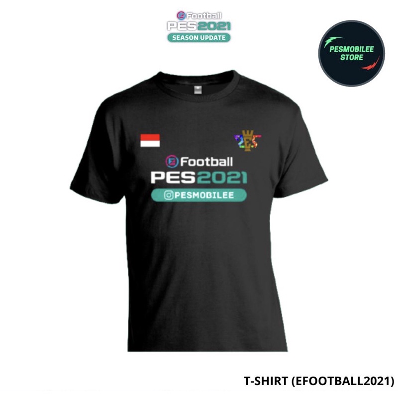 T-Shirt kaos Pes Mobile 2021 / kaos katun / kaos pria / kaos pria murah / kaos olahraga / kaos oblon