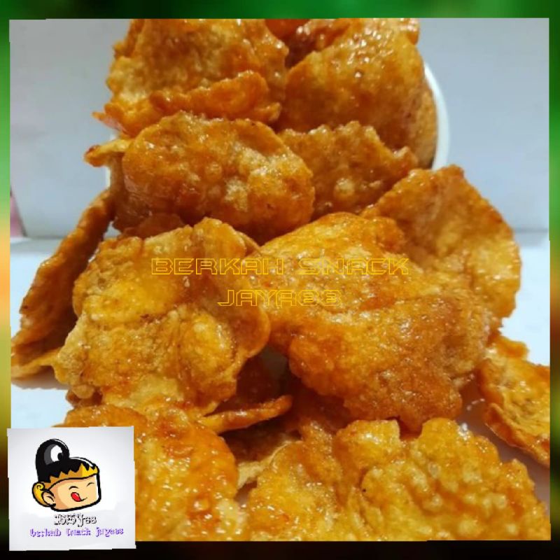 

Emping pedas manis jumbo / melinjo emping manis pedas (500grm)