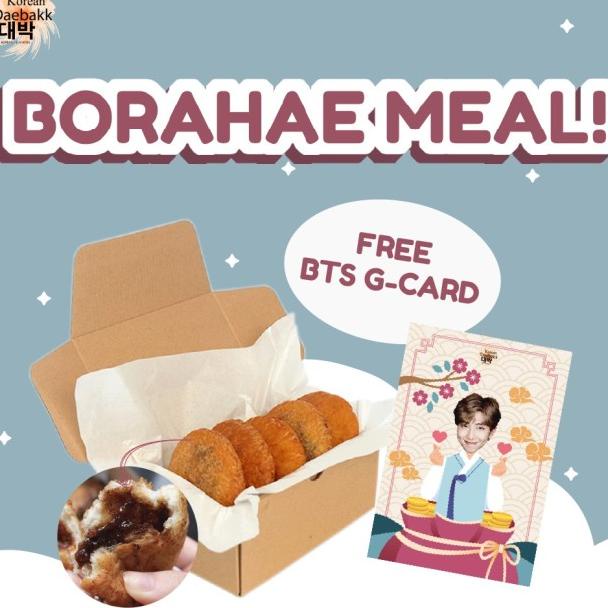 

Borahae Meal Hotteok Original Snack Manis Korea