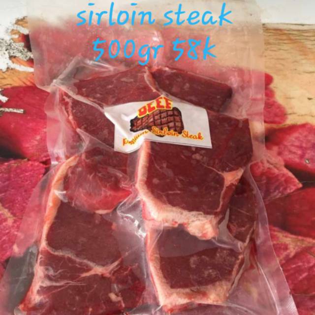 

Sirloin steak 500gr