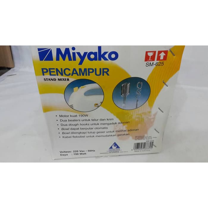 Stand Standing Mixer Com Miyako SM 625 SM625 PEncampur Pengaduk Bisa Jadi Hand Mixer