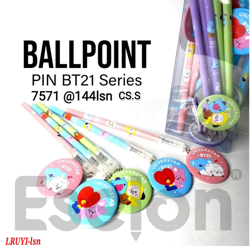 

Pulpen jel Pen gel karakter fancy bts cup rabbit