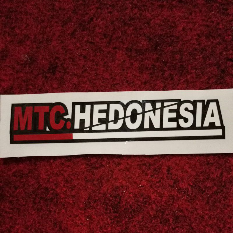 STICKER MTC.HEDONESIA