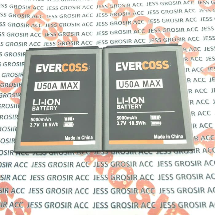 Baterai Battery Original Double Power Evercoss Evercross U50A Max