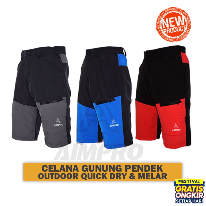 CELANA GUNUNG PENDEK CARGO QUICDRY AIMPRO