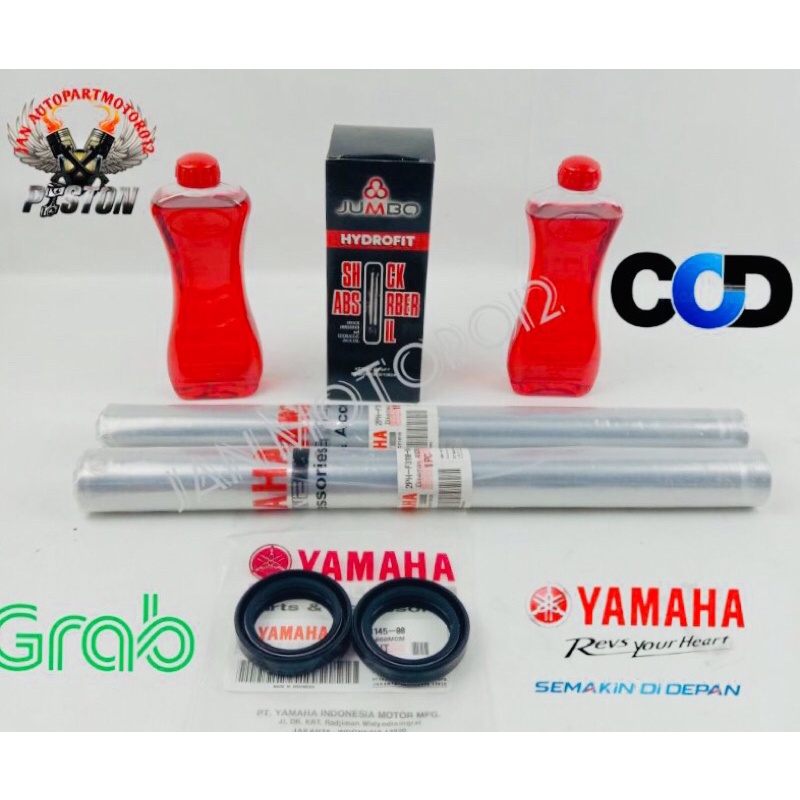 PAKET AS SHOCK DEPAN MIO SPORTY FINO KARBU SOUL KARBU KLIP 28D