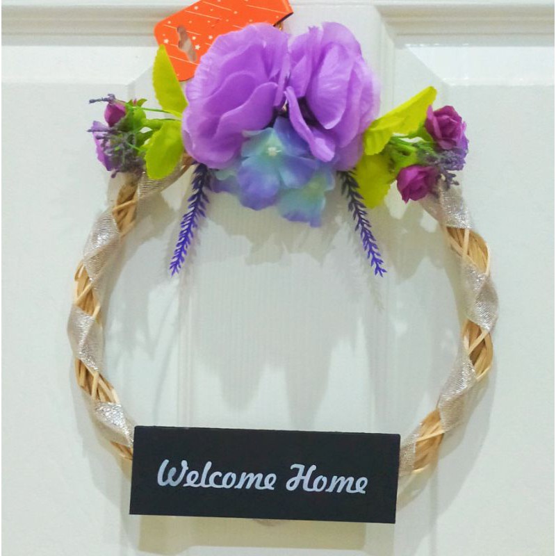 Hiasan Pintu Welcome Home Medium Hiasan Dinding Dekorasi Rumah