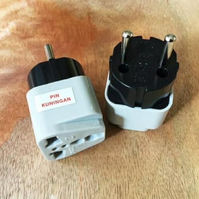 Steker Kaki 3 ke Kaki 2 Colokan kaki 3 Sambungan Listrik Multi