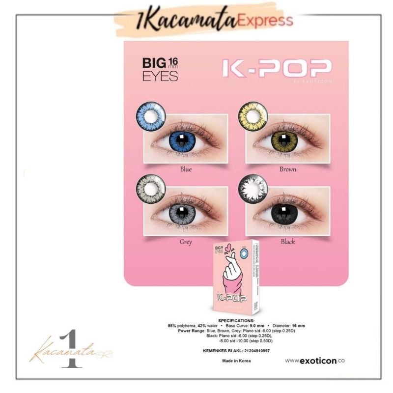 SOFTLENS WARNA EXOTICON X2 KPOP