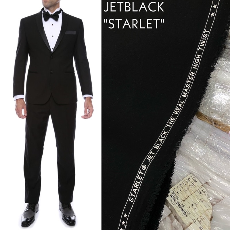 KAIN JETBLACK “STARLET” PREMIUM HIGHTWIST TERMURAH GROSIR ECER SPECIAL UNTUK JAS CELANA ROMPI