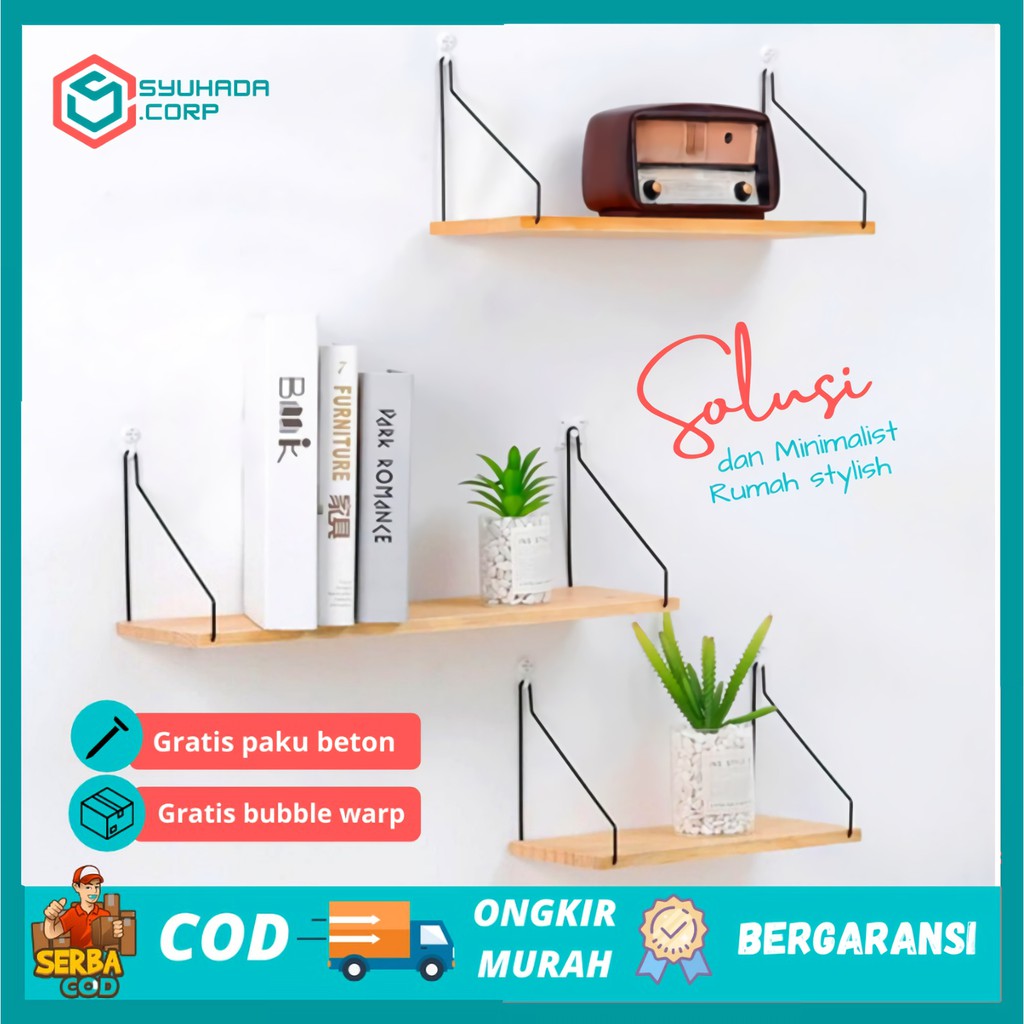  RAK  HIASAN DINDING  DEKORASI HOME DECOR AKSESORIS ASESORIS 