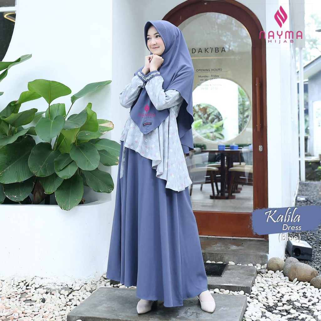 KALILA DRESS GAMIS SYARI KALILA DRESS TERMURAH GAMIS BEST SELLER KALILA DRESS BY NAYMA