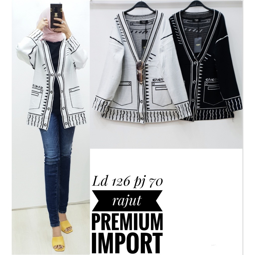 

CARDY RAJUT PREMIUM TAG LABEL FENDII