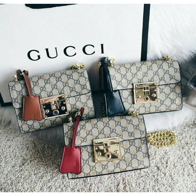 *Gucci padlock small GG