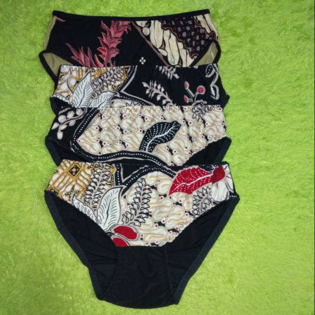 CD wanita// celana dalam wanita motif batik