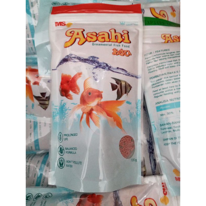 ASAHI PAKAN MAKANAN PELET IKAN HIAS MAS KOKI KOI FISH FOOD AQUASCAPE AQUARIUM