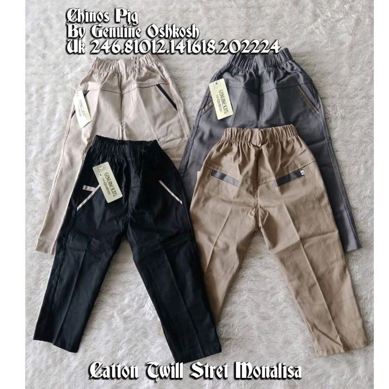 Celana chino Anak Panjang 1 - 10 Tahun Stretch