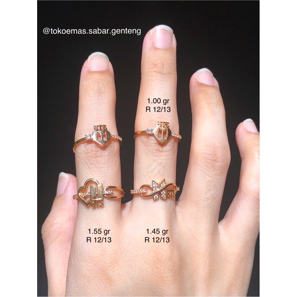 Cincin BTS Emas Asli Kadar 375