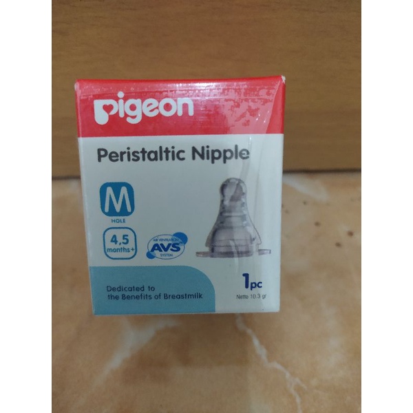 Dot Pigeon Peristaltic Nipple Ukuran M