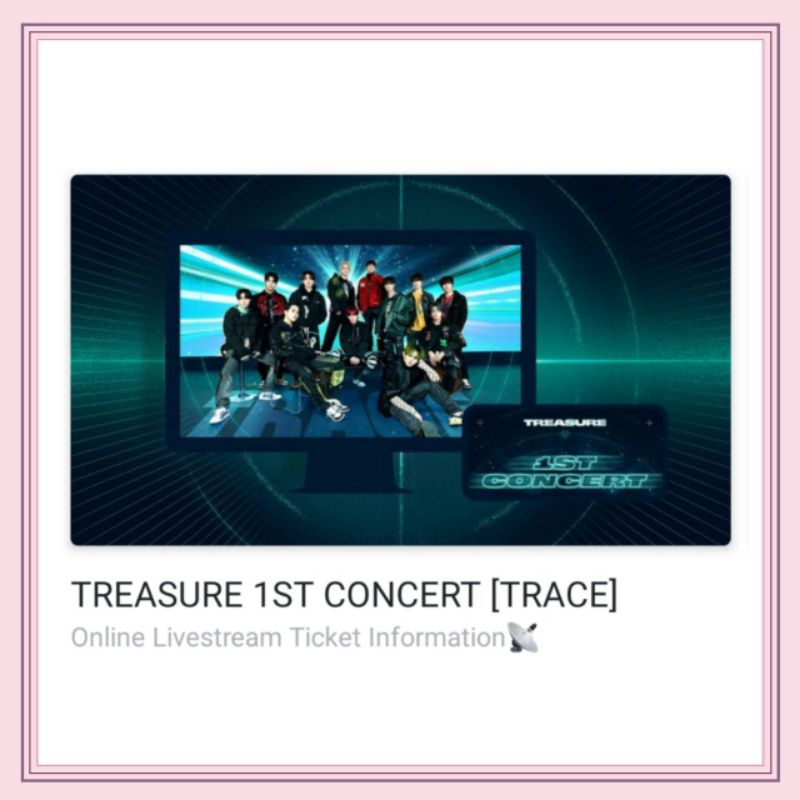TREASURE 1ST CONCERT TRACE