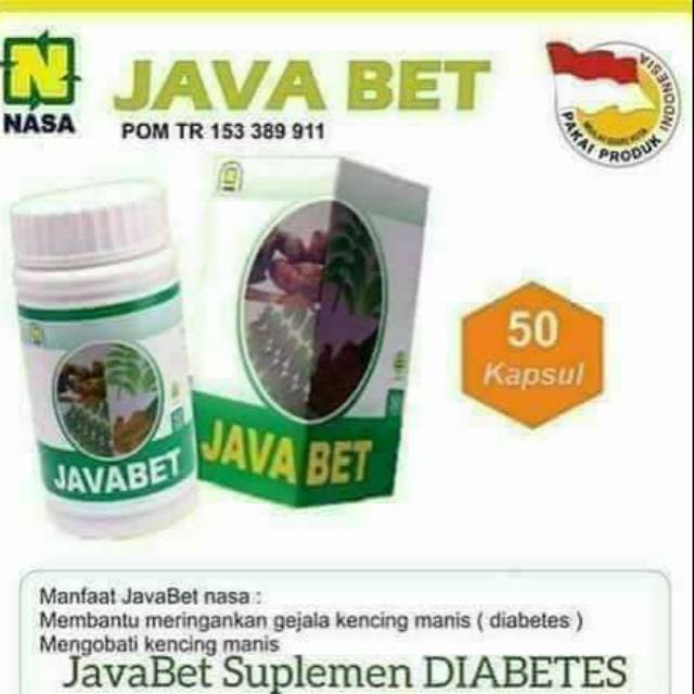 Javabet original nasa/obat herbal diabetes