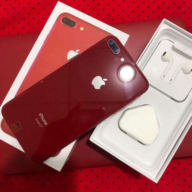 iPhone 8 Plus 256GB/64GB Second Bekas Fulset MULUS Apple 8+ 64/256 EX Inter Gold Red Silver Gray