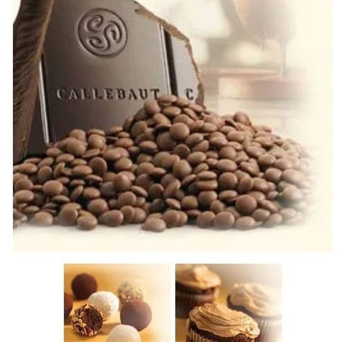 

Spesial Promo - Cokelat Couverture Callebaut Dark Callets 811 Repack 100 Gram