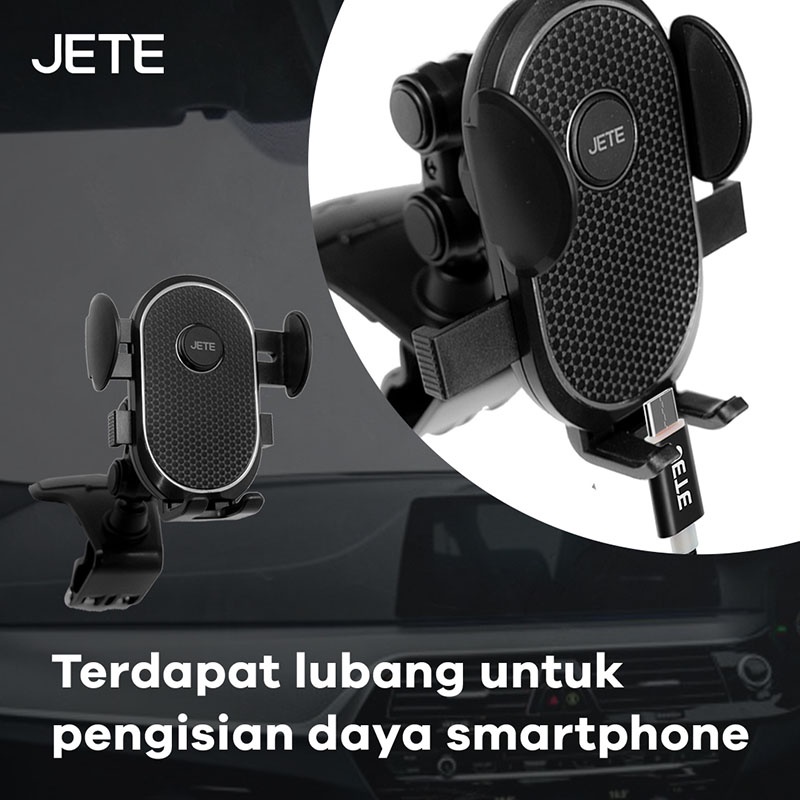 Holder HP Mobil Kaca Depan/Dashboard 360 Derajat JETE H1C - Universal