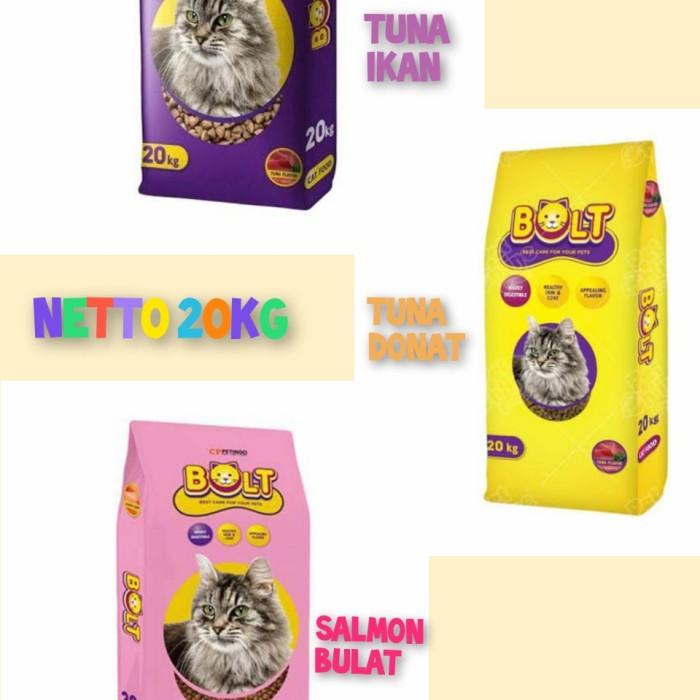 bolt 20kg makanan kucing