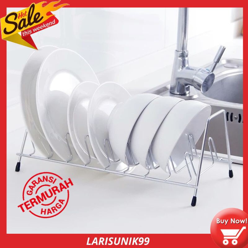 New Item Rak Tempat Piring Dengan Model Simple Serbaguna Bahan Bagus Sale