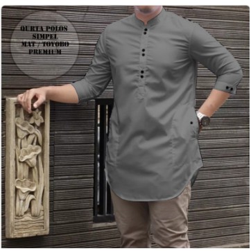 Baju Koko Pria / Baju Koko Dewasa / Koko Qurta Pakistan / Koko Hoodie Lengan 3/4