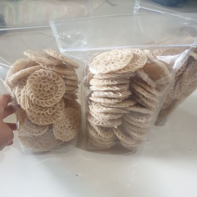kerupuk mentah putih bandung