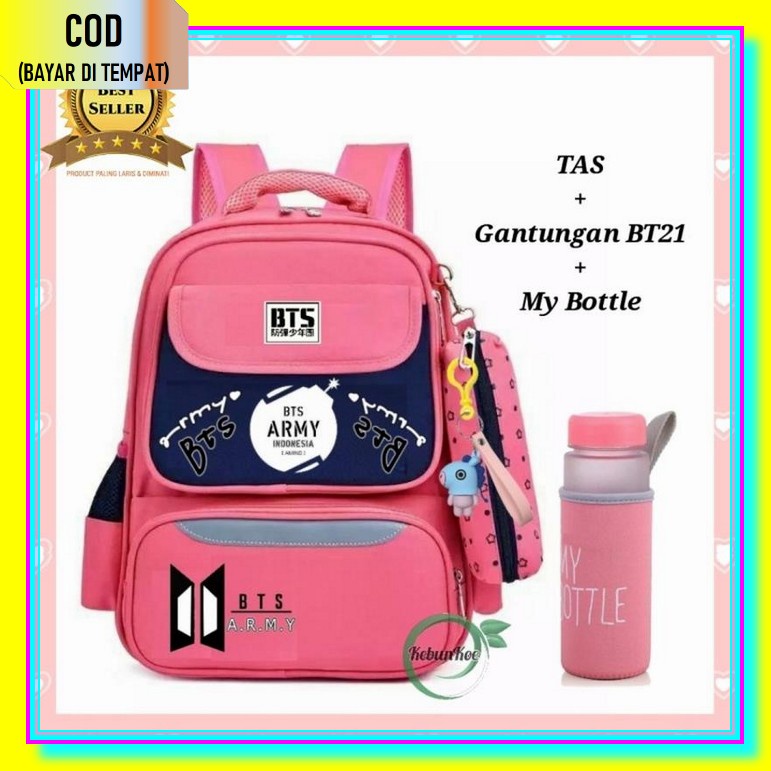 Tas Sekolah Anak Perempuan Tk Sd Kelas 1 2 3 4 Ransel Ngaji Gambar Lucu Bagus Tas Sekolah Wanita Bac