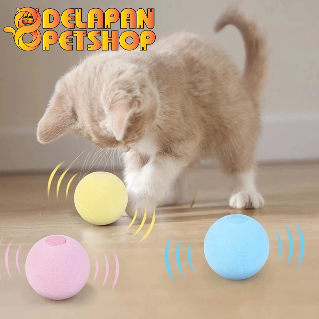 Animal Sounds Ball Mainan Bola untuk Kucing Bersuara Binatang + Dapat Diisi Catnip