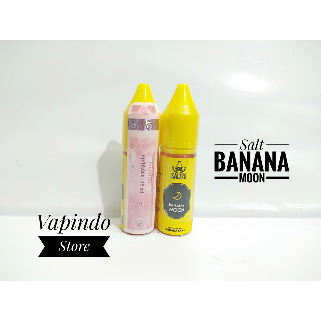 SALT BANANA MOON 15ML NIC 25MG SALTNIC BY LAB51 PREMIUM E LIQUID VAPE