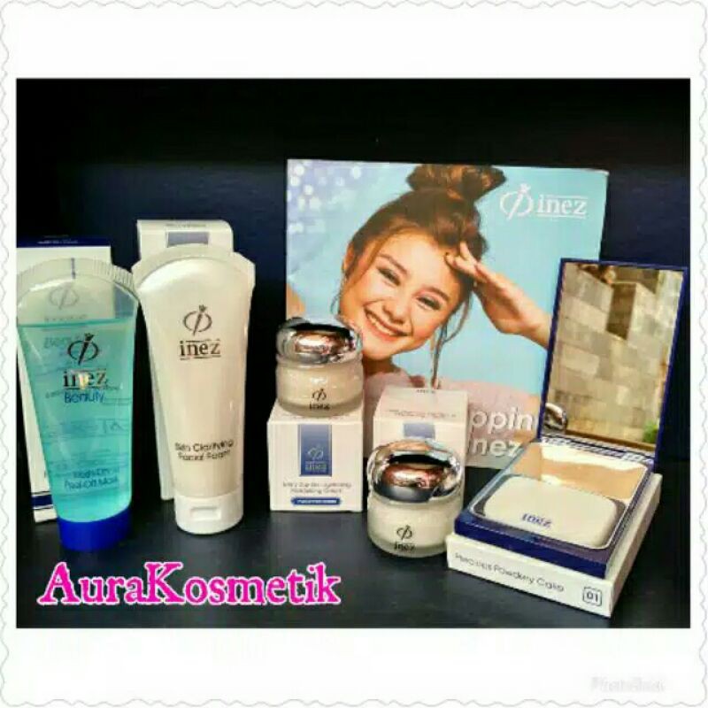 ❤️GROSIR❤️ INEZ Paket Whitening (5 in 1)+Free Gift Cantik