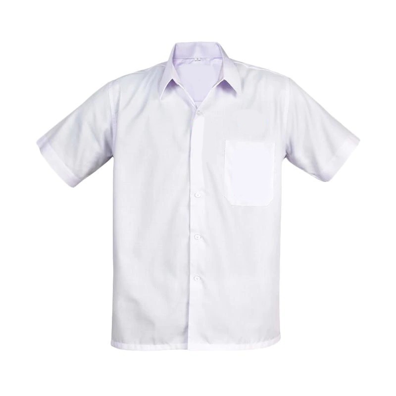 Baju Seragam Sekolah SD Putih Polos Lengan Pendek