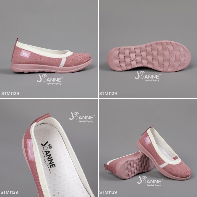 RESTOCK! [ORIGINAL] JOANNE FlyKnit Flat Shoes Sepatu Wanita #STM1129