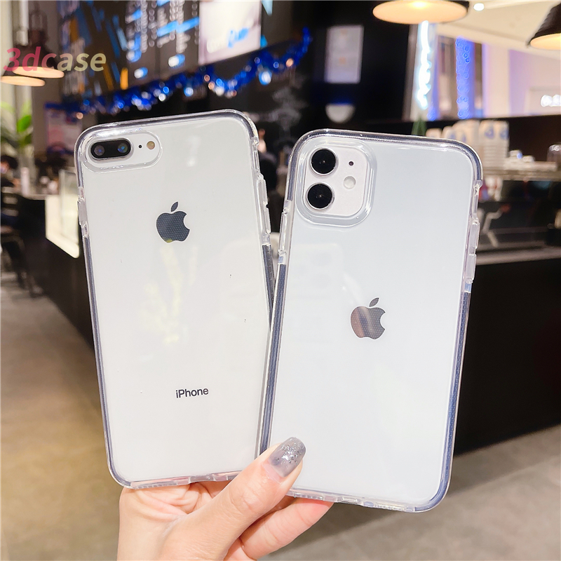 iPhone 12 mini 12 pro max 7 Plus 11 X 7 6 8 6S Plus XS SE 2020 Fashion Simple Silicone TPU Couples Cases