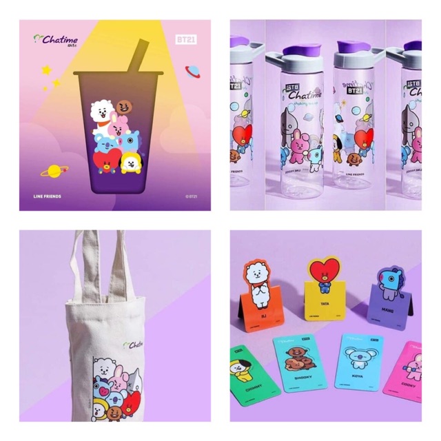 Jual Tumbler Botol BT21 Chatime Taiwan Original Limited Edition ...