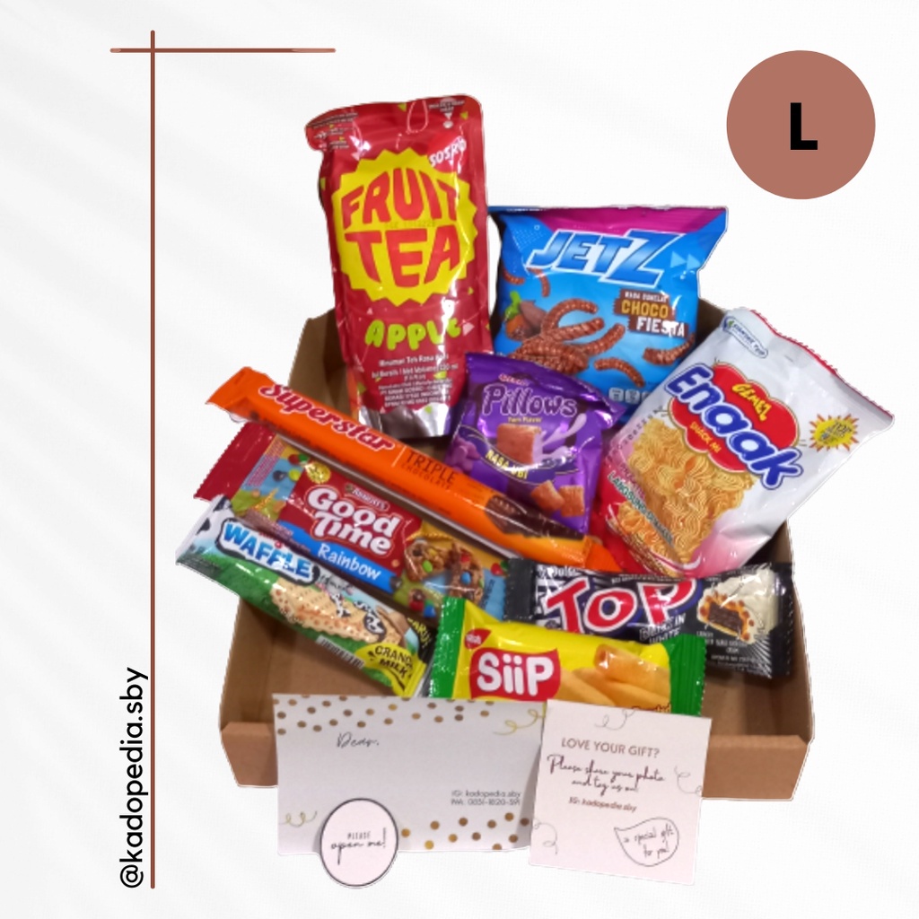 

TERMURAH! Snack Box / Hampers Snack / Gift Box / Kado Ultah Wisuda Anniversary / Hadiah Unik