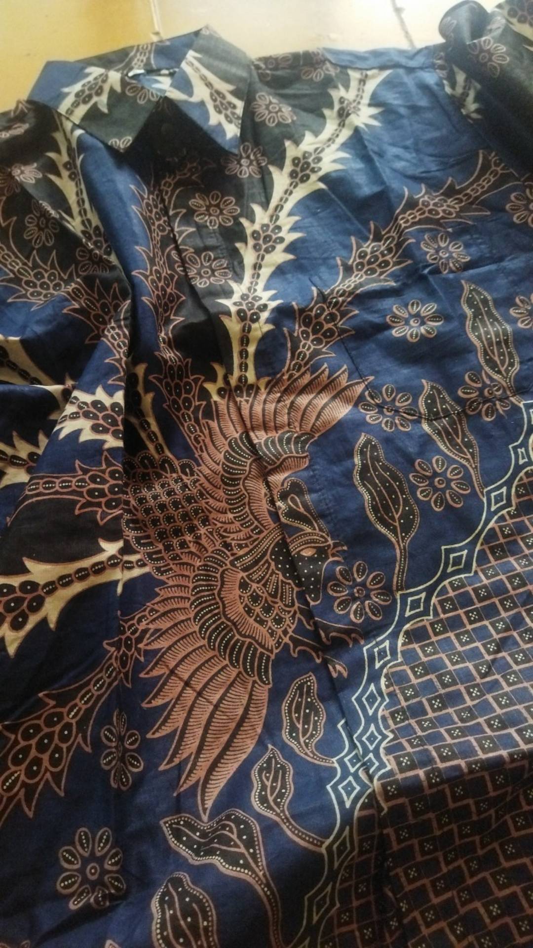 New Arrival Distro Batik Pria Bordir Sogan Hrb026 Batikaf Notoarto Batik Ipnu-ippnu Hem Pria  Bw 035