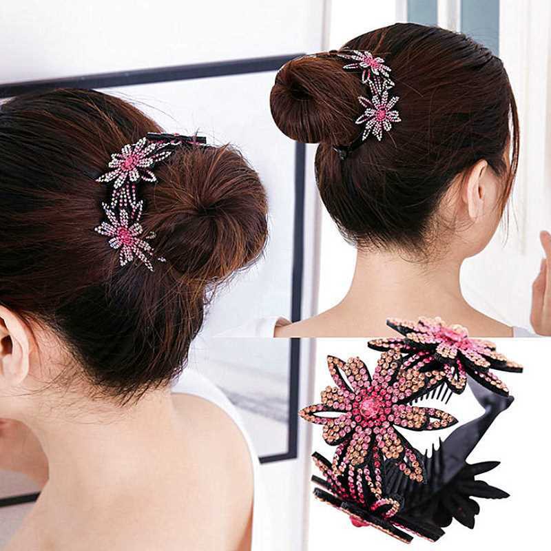 Jepit Rambut Korea wanita full kristal desain terbaru origianal import