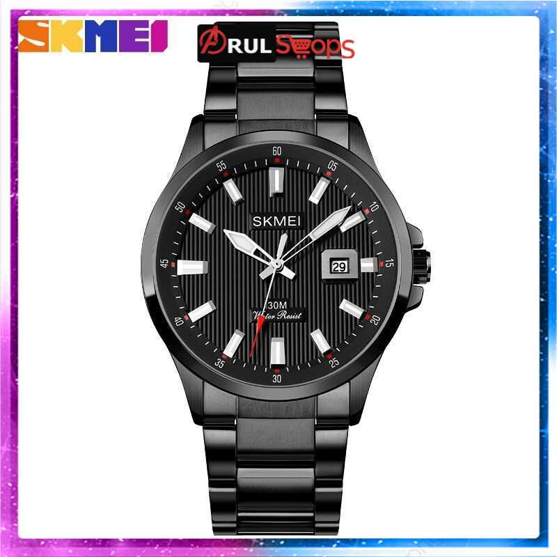 SKMEI Jam Tangan Analog Pria Stainless Steel - 1654