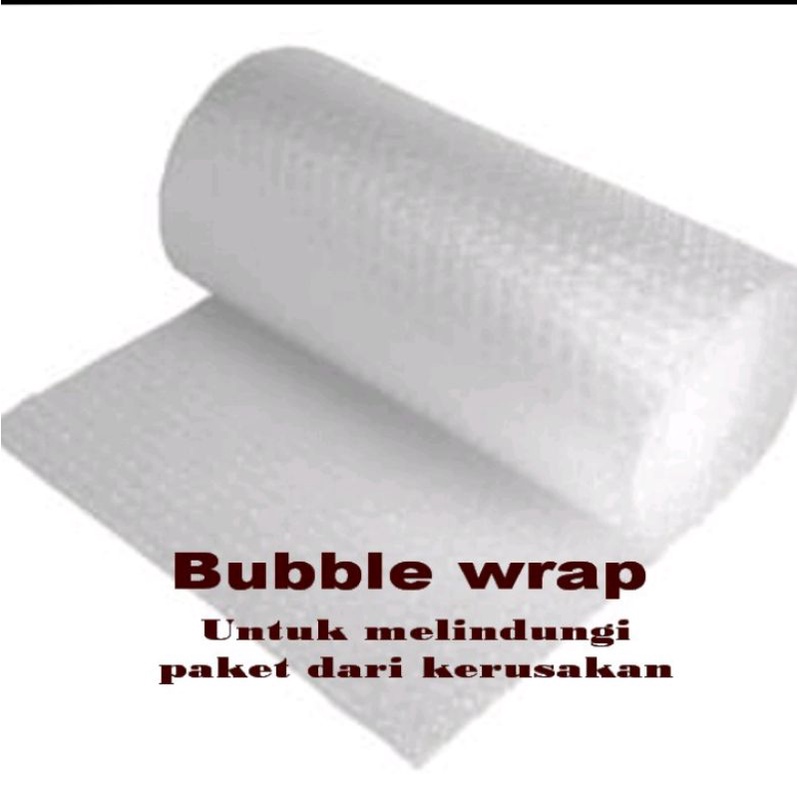 

Tambahan buble wrap untuk packing